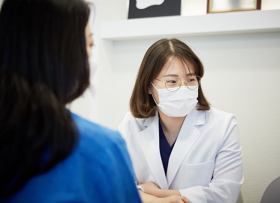 보호자와 함께하는 상담 모습